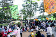 جشن ۱۰ ساعته عید غدیر با حضور گسترده خادمیاران رضوی در میدان شهرداری رشت برگزار می‌شود