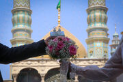 تصاویر | آغاز پیوند مقدس زوج‌های جوان در حریم کریمه اهل‌بیت(س)