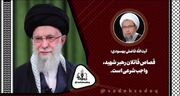 ویدیو | آیت الله فاضلی بهسودی: قصاص قاتلان رهبر شهید واجب است