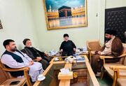 محمد محقق و نماینده آیت‌الله سیستانی درباره مشکلات زائران اربعین و طلاب افغان گفت‌وگو کردند