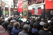 برگزاری مراسم عزاداری شهادت امام رضا(ع) در حسینیه دفتر آیت‌الله فاضل لنکرانی + تصاویر