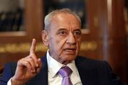 نبیه بری: لغو قانون تحریم اسرائیل در پارلمان لبنان تصویب نمی‌شود