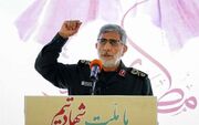 سردار قاآنی به آمریکا و اسرائیل هشدار داد