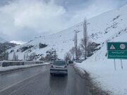 برف و باران و مه در جاده های ۱۴ استان/ انسداد شبانه هراز تا فردا