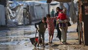 غزه؛ دیروز غرق در خون، امروز غرق در سیلاب