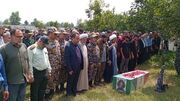 پیکر سرباز شهید جنگ تحمیلی در بابل به خاک سپرده شد