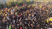 وداع تاریخی در نجف اشرف؛ سیل خروشان جمعیت در تشییع قائد شهید امت