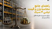 راهنمای جامع محاسبه وزن و قیمت نبشی ۴ سبک برای مدیریت هزینه های ساخت وساز