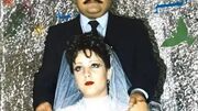 تصویری جالب از اکبر عبدی و معصومه قاسمی در شب عروسی‌شان