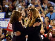 Kamala Harris and singer Beyonce rally in Texas on reproductive rights