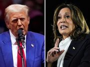 Kamala Harris says Trump’s comments about protecting women ‘offensive’