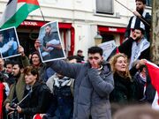 Protesters rally against Herzog’s visit to Dutch Holocaust Museum opening