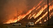 New US ‘Hughes’ wildfire rips through mountains north of Los Angeles