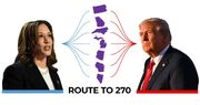 US election: Trump’s and Harris’s paths to presidential victory