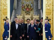 Russia and Iran presidents sign partnership treaty in Moscow