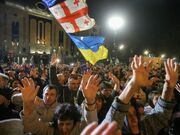 Georgians protest to denounce ruling party win in elections