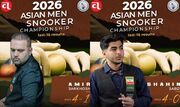 ملی‌پوشان اسنوکر ایران به مرحله حذفی مسابقات اسنوکر قهرمانی آسیا صعود کردند