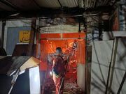 آتش‌سوزی در کارگاه نجاری پادگان ارتش خیابان قدوسی بدون مصدوم اطفاء شد