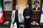 دیدار صمیمانه دکتر رنجبر و مشاور و دستیار مقام معظم رهبری