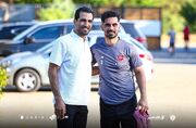 حضور امیری در تمرین پرسپولیس+تصاویر