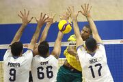 لیگ ملت‌های والیبال| شکست سه بر یک شاگردان پیاتزا مقابل برزیل در اولین گام