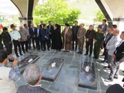 تاکید فرماندار ماکو بر تسریع در ساماندهی مزار شهدای دانشگاه آزاد اسلامی واحد بین الملل ماکو