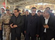 بازدید معاون اجرایی رئیس‌جمهور از مرز مهران/ قدردان مرزبانان غیور کشورمان هستیم