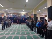 طنین نوای عزاداری حسینی در دانشگاه آزاد اسلامی واحد بابل