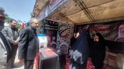 میثاق دانشگاهیان آزاد پردیس با امام شهید در موکب‌های استقبال از زائران