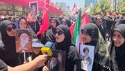 از دهوک تا مشهد؛ اعلام وفاداری زائران به آرمان‌های امام شهید در حاشیه مراسم تشییع/ ایران حسین تا ابد پیروز است