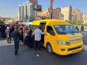 استقرار ۱۰۰ ون رایگان برای جابه‌جایی زائران به مرز مهران