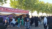 برپایی موکب جاماندگان اربعین حسینی دانشگاه آزاد اسلامی گنبدکاووس با حضور مسئولان