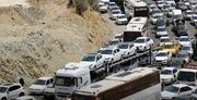 ترافیک سنگین در محورهای چالوس و هراز