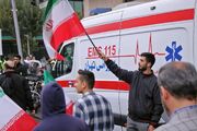 استقرار ۲۰ آمبولانس و ۱۰ موتورلانس اورژانس تهران در مراسم بزرگداشت چهلمین روز تشییع آقای شهید ایران