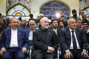 حضور قالیباف در مراسم چهلمین روز تدفین آقای شهید ایران در کربلا