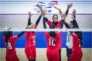 صعود تیم ملی والیبال زنان ایران به مرحله حذفی قهرمانی آسیا
