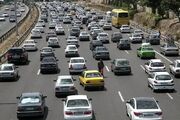 ترافیک سنگین در آزادراه کرج-تهران