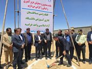برگزاری مراسم کلنگ‌زنی ساختمان دانشگاه آزاد اسلامی شهرستان خرامه