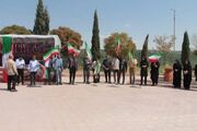 طنین نوای حماسه در دانشگاه آزاد اسلامی سیرجان؛ برافراشته شدن پرچم اقتدار در موکب بقیة‌الله(عج)