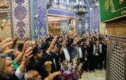جلوه‌هایی از بارگاه منور بانوی کرامت+ فیلم