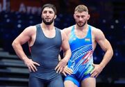 روس‌ها از تمرین مسابقه‌ای تانک روسی با ماگومد کوربانوف در اوسِتیا خبر دادند