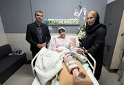 ساینا کریمی زیر تیغ جراحی رفت