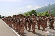 رژه نیرو‌های ویژه سپاه و ارتش جمهوری آذربایجان در رزمایش «ارس ۲۰۲۵»