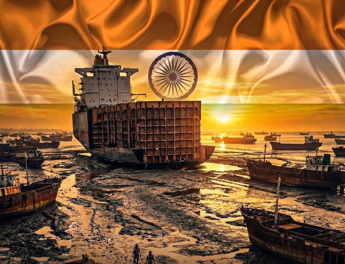 اینجا بزرگترین قبرستان کشتی در جهان است(تصویری)