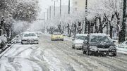 نمایی زیبا از بارش برف در شهر ارومیه (فیلم)