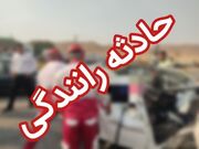 اولین تصاویر از تصادف مرگبار در تهران/ ۳ دستگاه خودرو به یکدیگر برخورد کردند