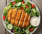 طرز تهیه سالاد مرغ سوخاری استرالیایی مخصوص کریسمس