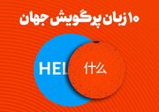 ۱۰ زبان‌ پرگویش‌ جهان؛ انگلیسی و چینی در صدر(+اینفوگرافیک)