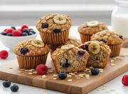 طرز تهیه مافین جو دو سر پرک رژیمی؛ صبحانه‌ ای برای لاغری