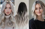 جدیدترین ترکیب رنگ‌های موی یخی برای سال جدید